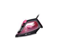 Braun TexStyle 1 Ferro da stiro a secco e a vapore Piastra in Ceramica 2000 W Nero, Viola