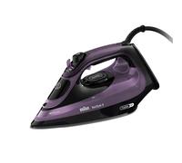 Braun Texstyle9 SI9661VI Ferro da stiro a vapore con 5 Anni di Assistenza, Colpo vapore 250g, Modalità ECOMODE Risparmio energetico, Piastra Freeglide 3D Superceramic, Serbatoio 330ml, viola