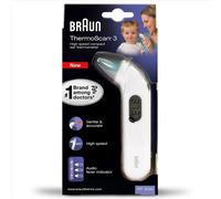 Braun ThermoScan 3 Termometro Infrarossi Auricolare, 1 Pezzo