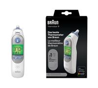 Braun ThermoScan 7 Termometro auricolare, Tecnologia Age Precision, Display digitale con codifica a colori, Adatto a neonati e bambini, Marchio #1 tra i dottori 1
