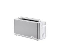 Braun Tostapane PurShine HT 1610 WH, 25 cm, 8 gradi di doratura, funzione di riscaldamento e scongelamento, inserto per panini, scomparto per briciole, 1030 W, bianco
