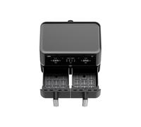 Braun TwinCook 5 TD5030IBK, friggitrice ad aria calda con capacità 10 l, 80-200°, rivestimento in ceramica senza PFAS, RealAir Technology, 8 programmi, touch control, lavabile in lavastoviglie, 2400 W