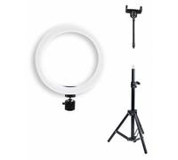 Braun VloggKit 100, luce anulare LED (26 cm), testa a sfera, treppiede da 50 cm