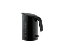 Braun WK3100BK Bollitore d'Acqua, Capacità 1,7L, Qualità Tedesca, base girevole 360°, filtro anticalcare estraibile e lavabile,Funzione ECO, Sistema di sicurezza a 3 vie, spegnimento automatico, Nero