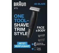 Braun XT5 Rasoio 4D-Blade Per Viso E Corpo - Rasoio Per Uomini - Braun XT5200