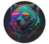 Braunbär-Puzzle 1000 Teile, Karton-Puzzle, Kunstwerk, Dekor, Intelligenzspielzeug für Familien-Indoor-Spiele, 1000 Teile (67,5x67,5cm)