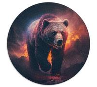 Braunbär-Puzzle für Erwachsene, 1000-teiliges Papppuzzle für Teenager und Familienspaß, perfektes Weihnachtsgeschenk, 1000 Teile (67,5x67,5cm)