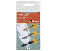 Brause 16501B - Set da 3 pennini per la scrittura (Cito fein, l'Ecolière e Sténo)