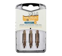 Brause 317020B - Scatola da 3 pennini per calligrafia araba 2mm