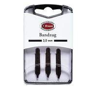 Brause 318030B - Pennini per la calligrafia per portapennino - scatola da 3 pennini in metallo Bandzug 3 mm - Produzione Tedesca.