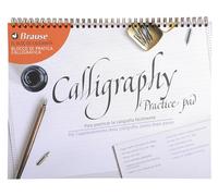 Brause 96451SB - Blocco a spirali di calligrafia, 50 fogli a righe color Beige 21 x 29.7 cm, italiano e spagnolo