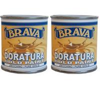 Brava DZ1 Doratura a Pennello, Zecchino, 125 ml (Confezione da 2)