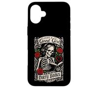 Brava ragazza che legge libri sporchi Dark Romance Bookish Custodia per iPhone 16 Plus