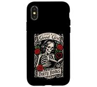 Brava ragazza che legge libri sporchi Dark Romance Bookish Custodia per iPhone X/XS