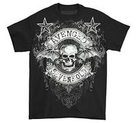 Bravado Avenged Sevenfold - Uomo Stars Flourish T-Shirt in Nero, Size: Large, Color:.