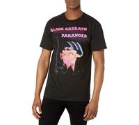 Bravado Men's Black Sabbath Paranoid Motion Trails T-Shirt Large Black