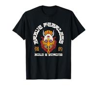 Brave Fearless Bold and Strong (dichiarazione e grafica) Maglietta