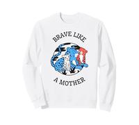 Brave Like A Mother (Ghepardo Grafica) Felpa