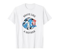 Brave Like A Mother (Ghepardo Grafica) Maglietta