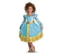 Brave Merida Deluxe Costume Auqa/Gold X-Small