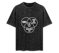 Brave New World Fahrenheit 451 Conspiracy T-Shirt Black M