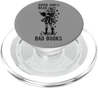 Brave Ragazze Legge Libri Cattivi Scheletro PopSockets PopGrip per MagSafe