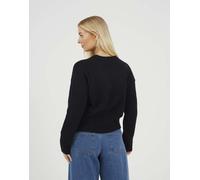Brave Soul - Lobster - Maglione nero ricamato 40