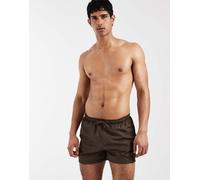 Brave Soul - Pantaloncini da bagno color cioccolato-Marrone W32-34