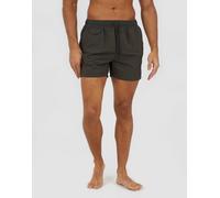 Brave Soul pantaloncini da bagno elasticizzati in khaki-Verde S