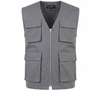 BRAVE SOUL® Radar Utility Uomo Carico Smanicato MJK-RADAR-1 gris M