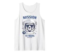 Brave Space Astronaut Bear, Maglietta con Grafica Astronauta Orso Canotta
