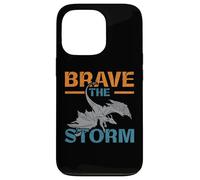 Brave The Storm Flying Beast Myth Dragon Whisperer Custodia per iPhone 13 Pro