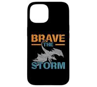 Brave The Storm Flying Beast Myth Dragon Whisperer Custodia per iPhone 15