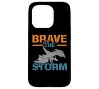 Brave The Storm Flying Beast Myth Dragon Whisperer Custodia per iPhone 15 Pro