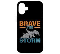 Brave The Storm Flying Beast Myth Dragon Whisperer Custodia per iPhone 16 Plus
