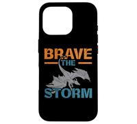 Brave The Storm Flying Beast Myth Dragon Whisperer Custodia per iPhone 16 Pro