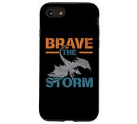 Brave The Storm Flying Beast Myth Dragon Whisperer Custodia per iPhone SE (2020) / 7/8