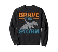 Brave The Storm Flying Beast Myth Dragon Whisperer Felpa