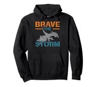 Brave The Storm Flying Beast Myth Dragon Whisperer Felpa con Cappuccio