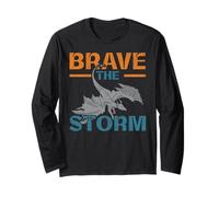 Brave The Storm Flying Beast Myth Dragon Whisperer Maglia a Manica