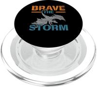 Brave The Storm Flying Beast Myth Dragon Whisperer PopSockets PopGrip per MagSafe