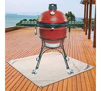 Brave Tour Tappetino rettangolare per braciere, protezione con materiale ignifugo, per esterni, patio, erba e terreno da danni causati dalle alte temperature (99,8 x 149,9 cm)