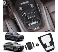 Braveking1 Car Center Console Centrale in Fibra di Carbonio Rivestimento del Telaio del Pannello del Cambio per Mercedes Benz W167 X167 V167 GLE 350 450 AMG 53 Coupé 63 S GLS 580 Accessori Decorativi