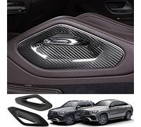 Braveking1 Copertura Protettiva per Bracciolo Console Centrale in Fibra di Carbonio per Mercedes-Benz GLE Coupé W167 C167 GLS X167 450 350e 400d AMG 63 53 Accessori Adesivo Decorazione Interna