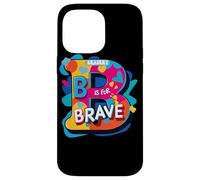 BRAVERY ABSTRACT LETTERA B È PER CORAGGIOSO Custodia per iPhone 14 Pro Max