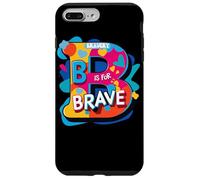 BRAVERY ABSTRACT LETTERA B È PER CORAGGIOSO Custodia per iPhone 7 Plus/8 Plus