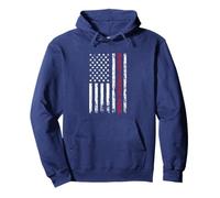 Bravery Courage Honor Firefighter Hero for Brave Firemen Felpa con Cappuccio