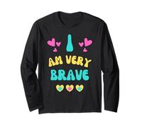 Bravery OTTIENI Bene Presente Sono Coraggioso per Il Coraggio Maglia a Manica