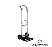 BRAVETTA CARRELLO PORTACASSE PIEGHEVOLE RUOTE PIENE CM 111X41