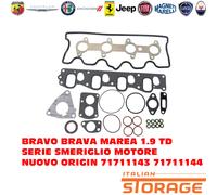 BRAVO BRAVA MAREA 1.9 TD SERIE SMERIGLIO MOTORE NUOVO ORIGIN 71711143 71711144